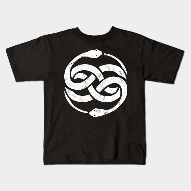 The NeverEnding Story Snake Symbol Kids T-Shirt by Bukeater